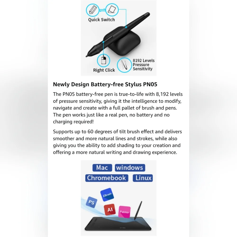 XP-Pen Deco Digital Drawing Tablet